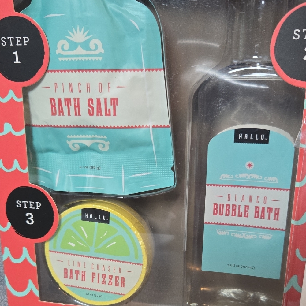 Beach Bath Bundle - Gift Set, Tequila Style - With Black & Gold Starfish Charm - Picture 3 of 5